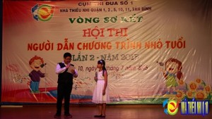 Vòng sơ kết Hội thi "Người dẫn chương trình nhỏ tuổi" lần 2  các Nhà Thiếu nhi Cụm Quận 1, 3, 5, 10, 11, Tân Bình (Mở rộng)