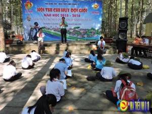 120 em tham gia Hội thi Chỉ huy đội giỏi Quận 10 năm học 2015-2016