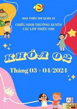 LỊCH HỌC CÁC LỚP NĂNG KHIẾU KHOÁ 2/2024