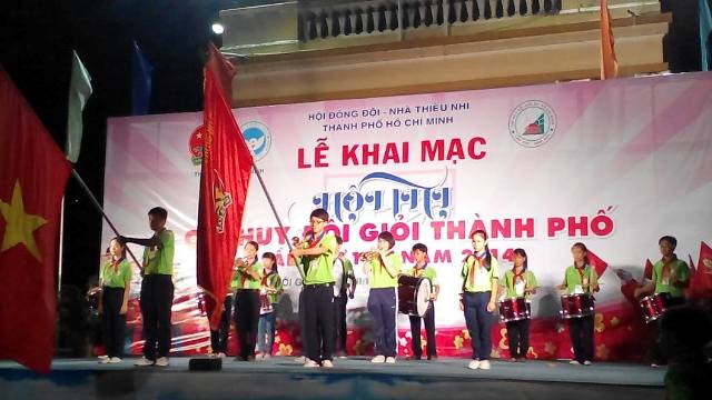 Khai mạc hội trại “Chỉ huy Đội giỏi Thành phố lần thứ 18 – năm 2014”