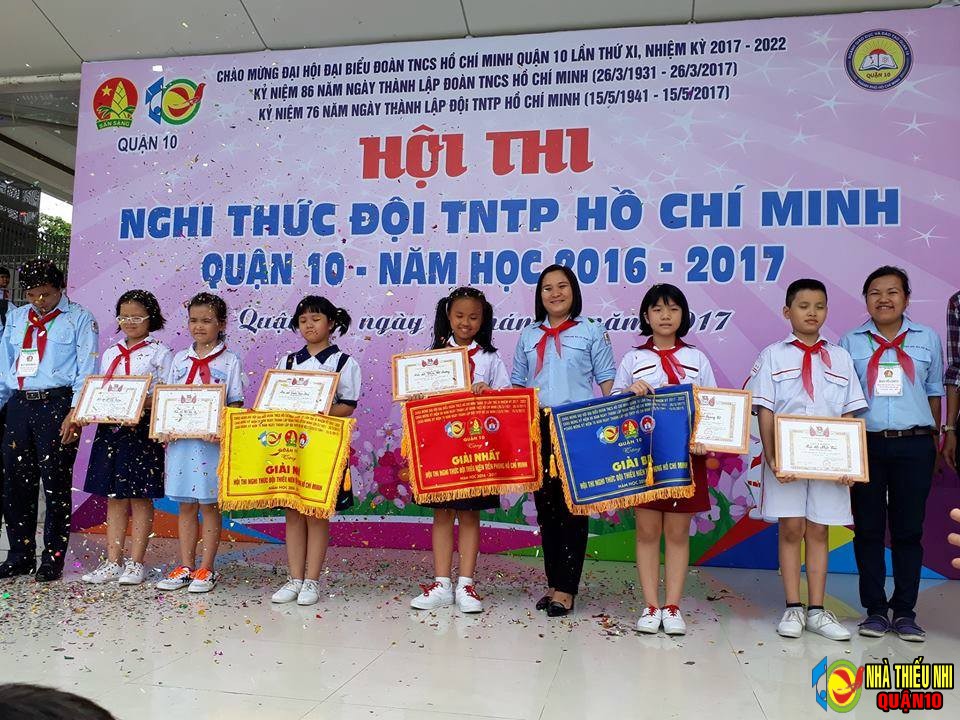 Hội thi Nghi thức Đội TNTP Hồ Chí Minh Quận 10