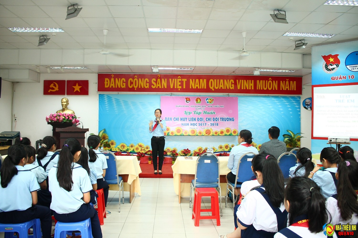 Tập huấn Ban chỉ huy Liên đội - Chi đội trưởng năm học 2017-2018