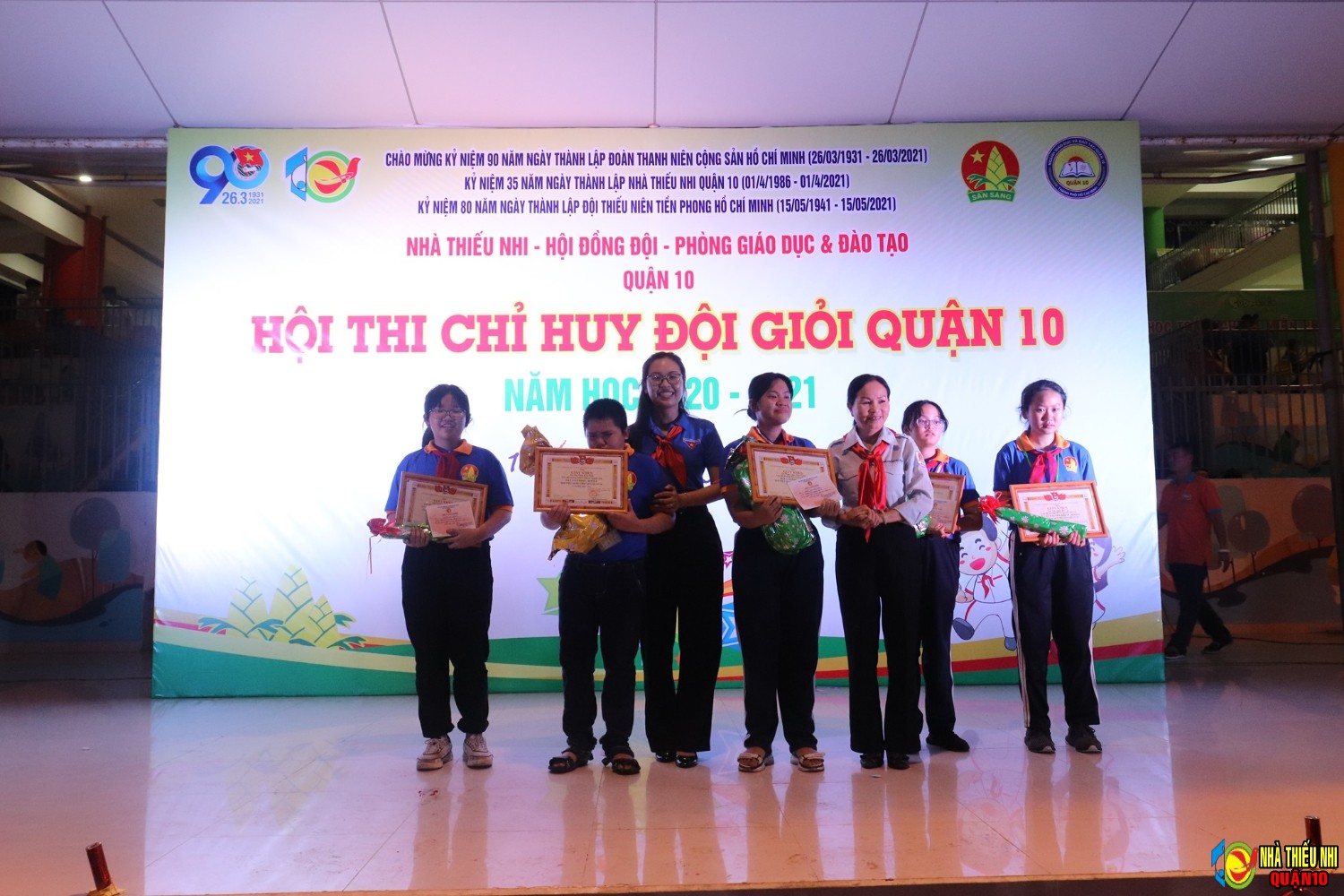 Hội thi Chỉ huy Đội giỏi Quận 10 năm học 2020-2021