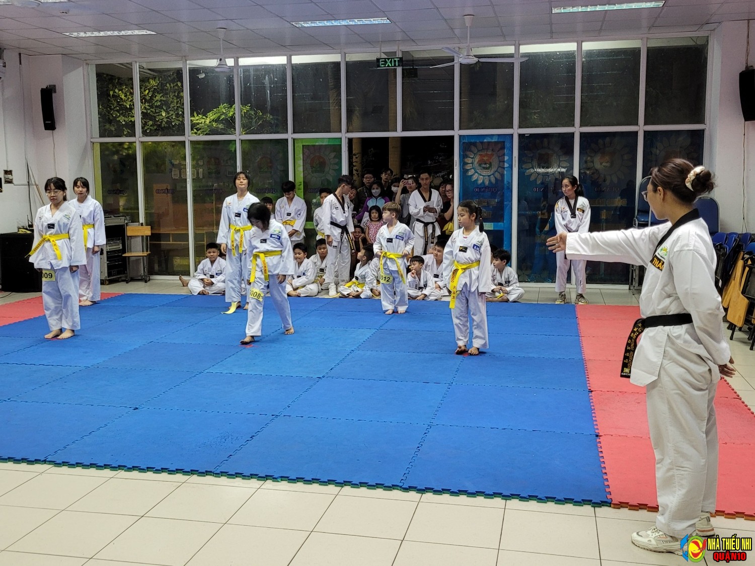 Gần 120 võ sinh Taekwondo tham dự kỳ thi thăng cấp đai quý 1/2023